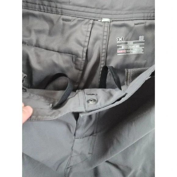 Under Armour HeatGear Shorts Mens 36 Gray Loose Fit Flat Front Athletic *Read - Picture 6 of 10